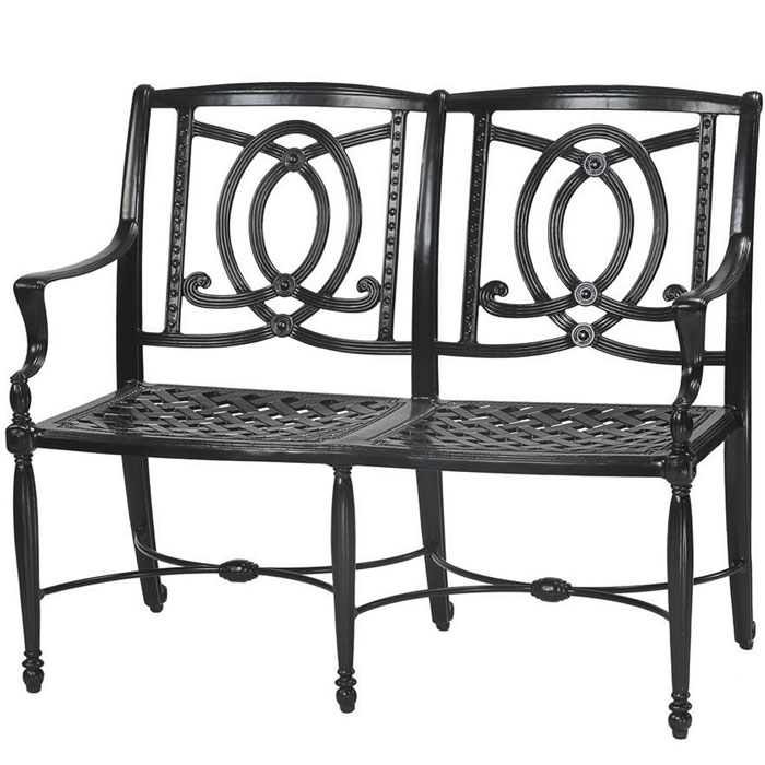 Bel Air Cast Aluminum Bench by Gensun - Image 2